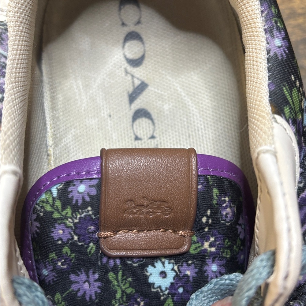 Coach Floral Running Shoes Size 8B - Picture 5 of 6